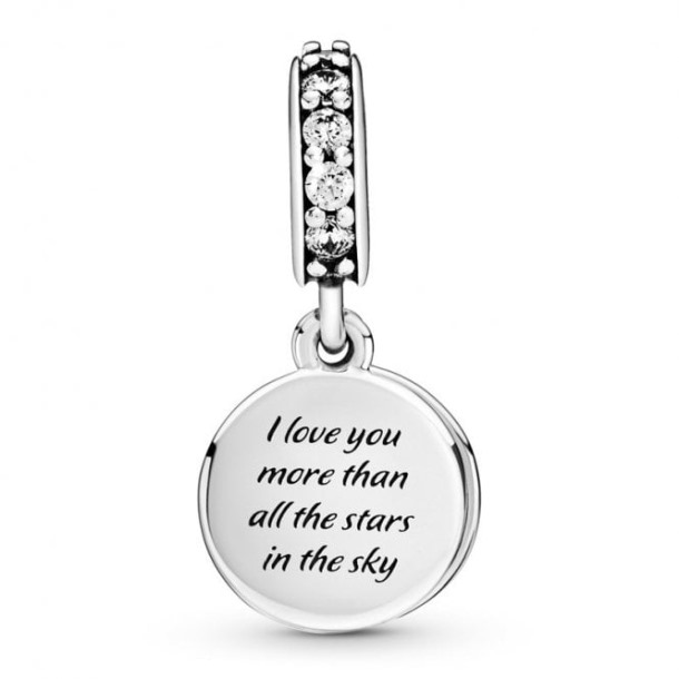 Blauwe Nachtelijke Hemel Maansikkel & Sterren Bengelen Bedels Pandora Nederland