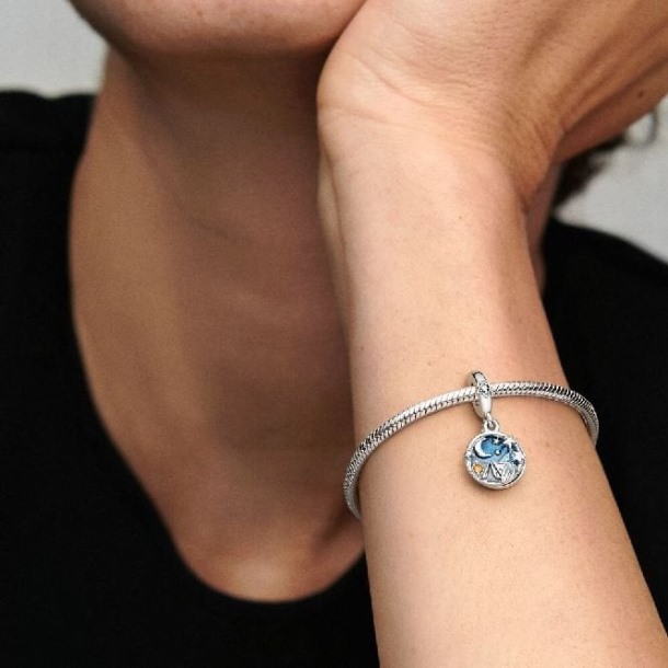 Camping Night Sky Dubbele Bengelende Bedels Pandora Nederland