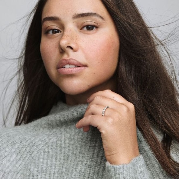 Klassieke Madeliefje Bloem Band Ring Pandora Nederland