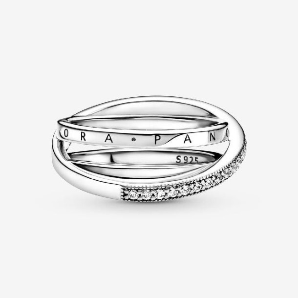 Crossover Pavé Triple Band Ring Merk Pandora Nederland
