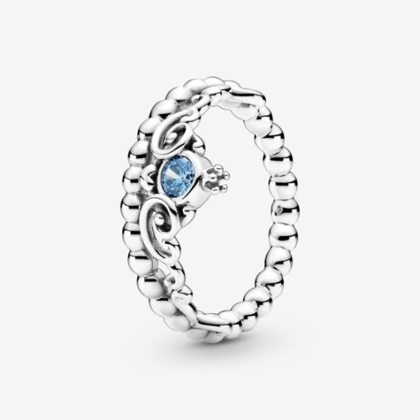 Disney Merk Pandora Nederland Cinderella Blauwe Tiara Ring