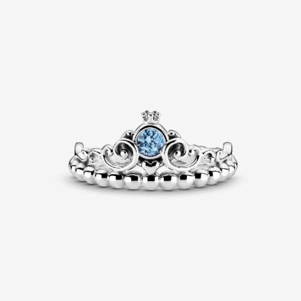 Disney Merk Pandora Nederland Cinderella Blauwe Tiara Ring