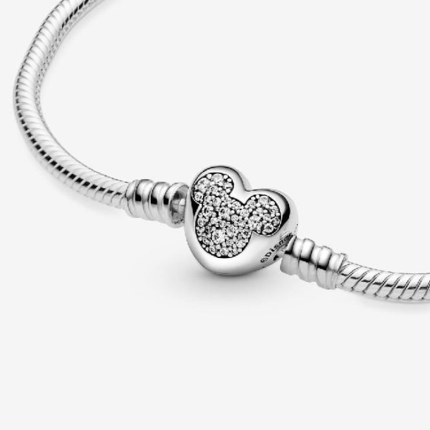 Disney Mickey Mouse Hart Pandora Nederland Sluiting Slangenarmband