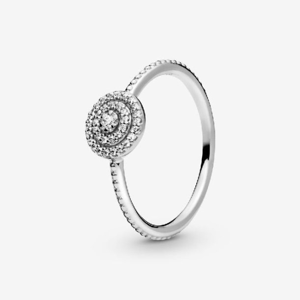 Elegante Pandora Fonkelende Ring Van Het Nederlandse Merk