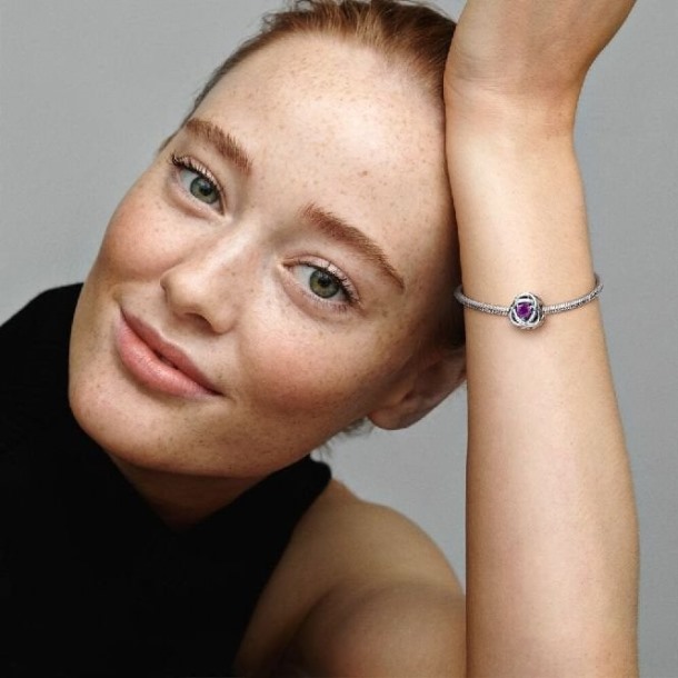 Februari Geboortesteen Eeuwigheid Cirkel Bedels Pandora Nederland