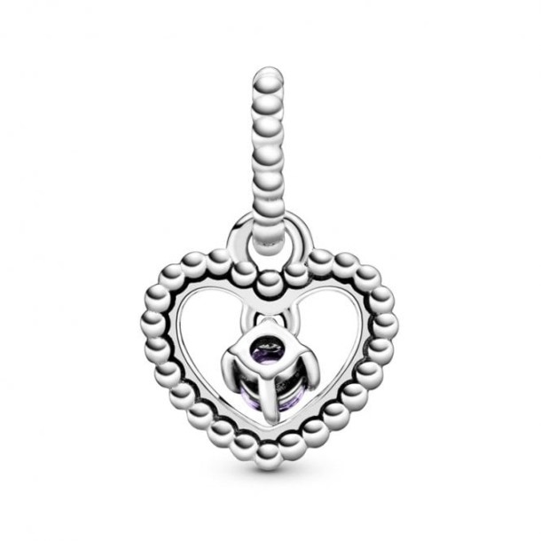 Februari Geboortesteen Hartjes Bedels Pandora Nederland