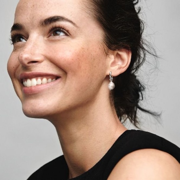 Zoetwater Gecultiveerde Barokke Pareloorringen Pandora Nederland