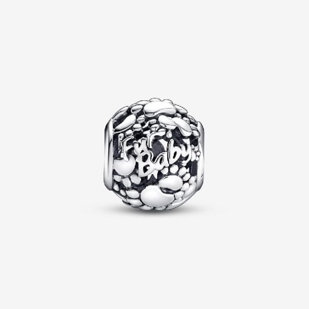 Bont Baby Hartjes & Pootafdrukken Bedels Pandora Nederland