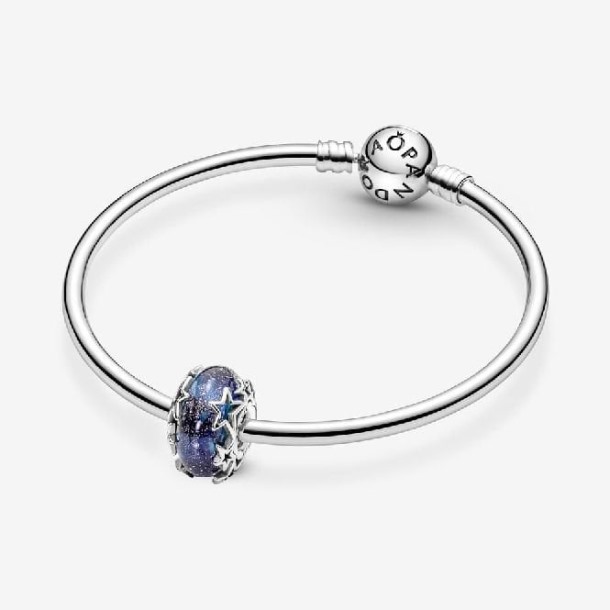 Galaxy Blue & Star Murano Bedel Pandora Nederland