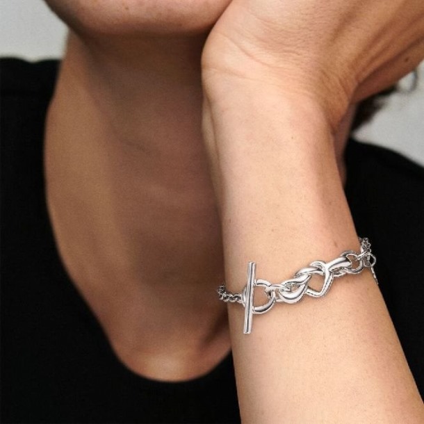 Geknoopt Hart Armband Pandora Nederland