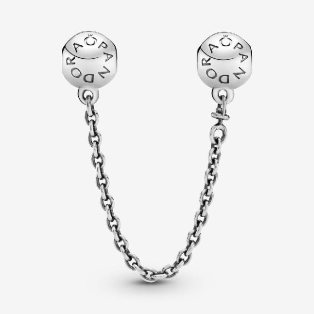 Logo Pandora Nederland Merk Veiligheidsketting Bedel