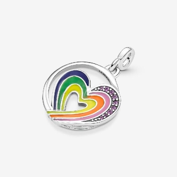 Me Regenboog Hart Van Vrijheid Medaillon Bedels Pandora Nederland