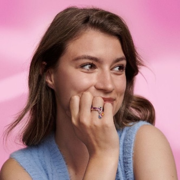 Me Rose Gouden Brandende Vlam Mini Bengelende Bedel Pandora Nederland