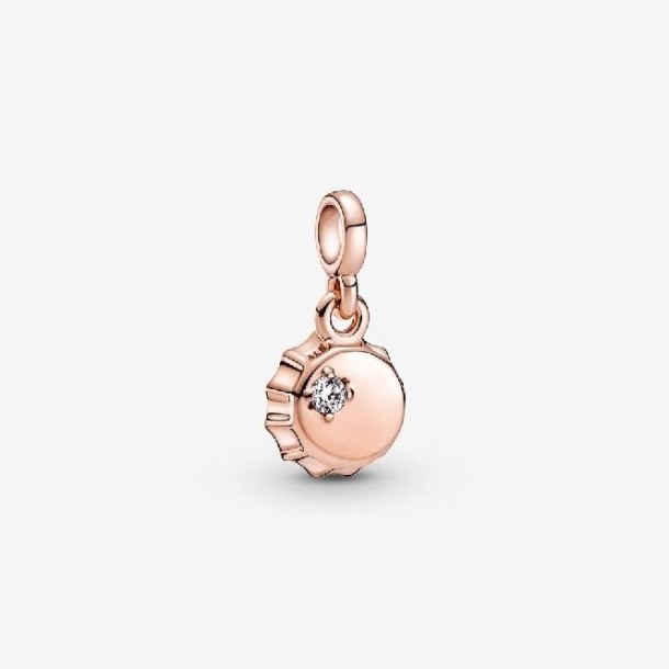 Me Rose Gold Lucky Bottle Cap Mini Bengelen Pandora Nederland
