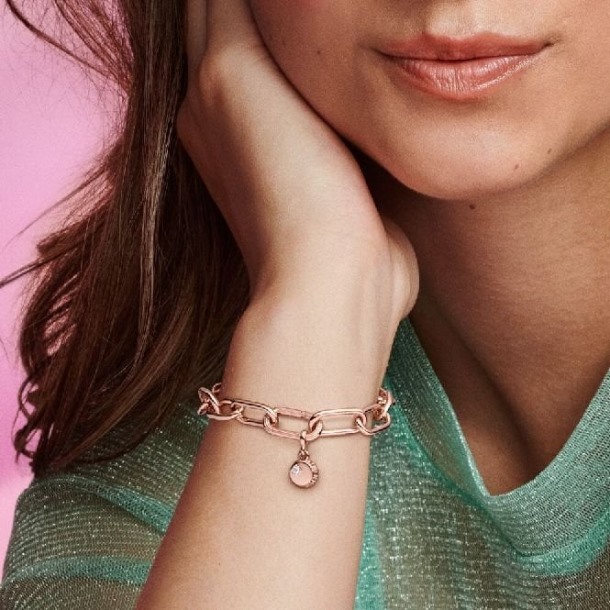 Me Rose Gold Lucky Bottle Cap Mini Bengelen Pandora Nederland