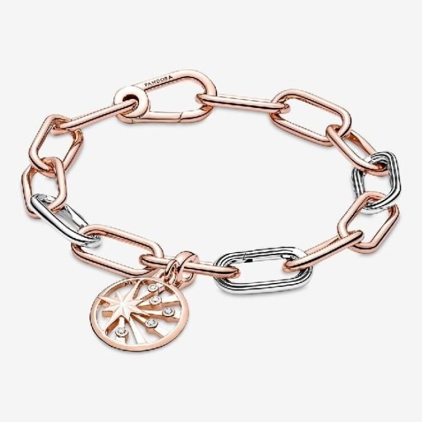 Me Rose Gouden Stralen Van Het Leven Medaillon Bedel Pandora Nederland