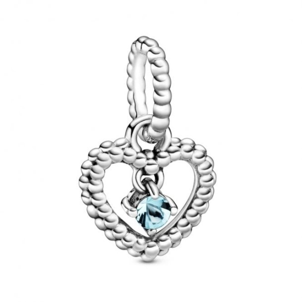 Maart Geboortesteen Hartjes Bedels Pandora Nederland