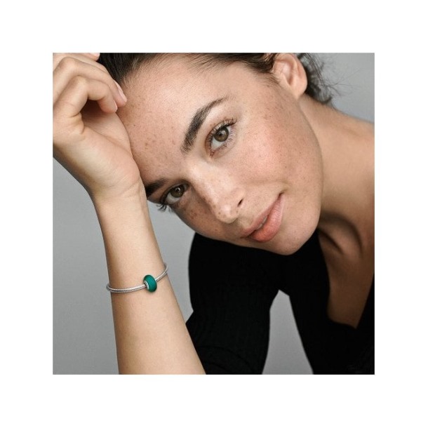 Mat Groene Murano Glas Bedels Pandora Nederland