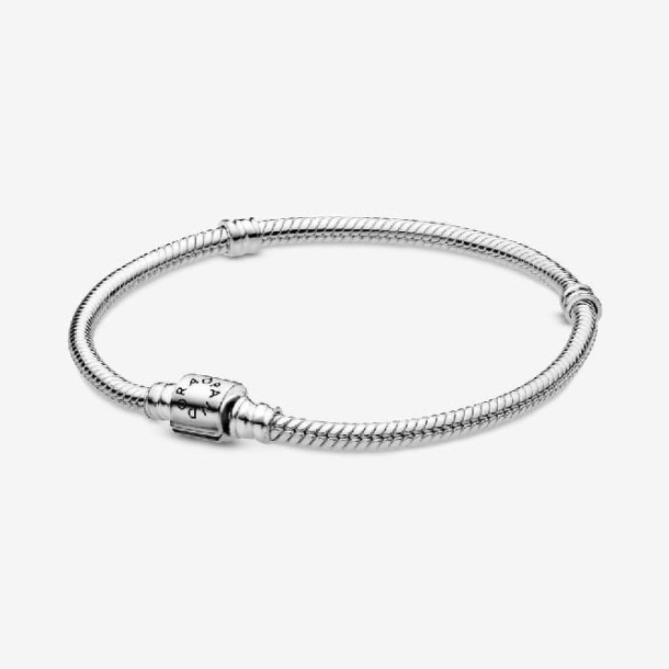 Momenten Barrel Sluiting Snake Chain Pandora Nederland Armband