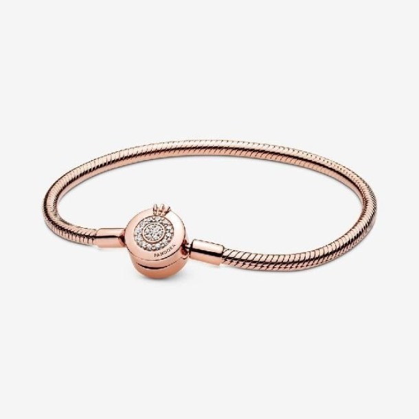 Momenten Merk Pandora Nederland Rose Sprankelende Kroon O Slang Ketting Armband