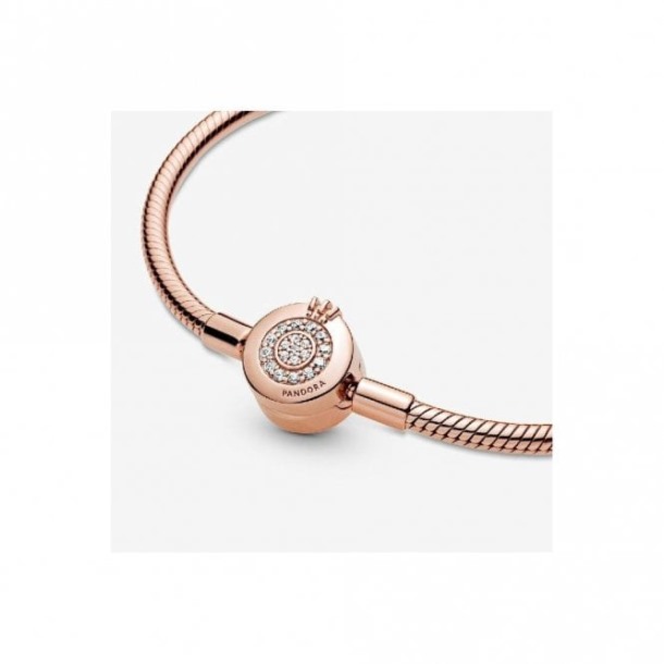 Momenten Merk Pandora Nederland Rose Sprankelende Kroon O Slang Ketting Armband