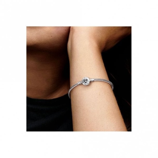 Momenten Hart Infinity Sluiting Snake Chain Armband Pandora Nederland