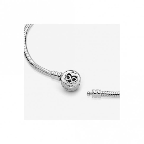 Momenten Hart Infinity Sluiting Snake Chain Armband Pandora Nederland