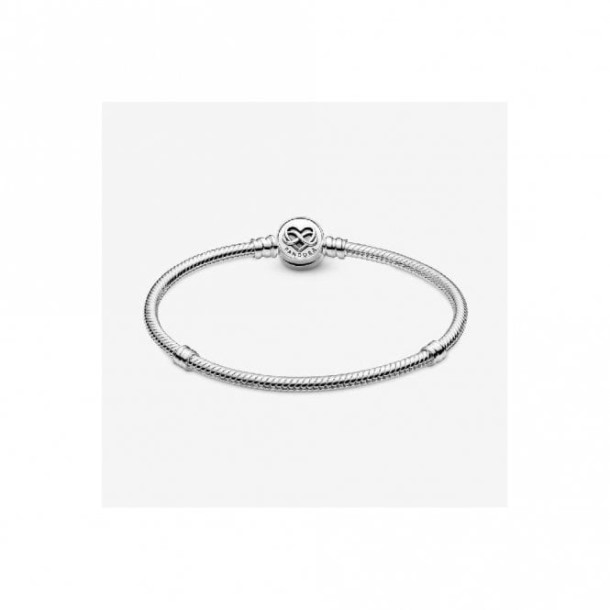 Momenten Hart Infinity Sluiting Snake Chain Armband Pandora Nederland