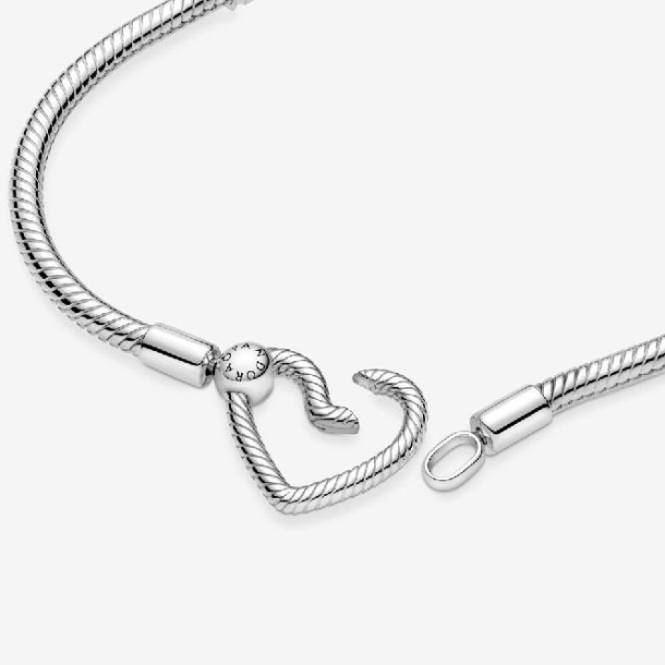 Momenten Hartje Pandora Nederland Sluiting Snake Chain Armband