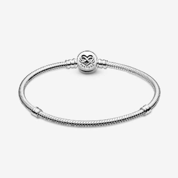 Momenten Hart Pandora Nederland Infinity Sluiting Snake Chain Armband