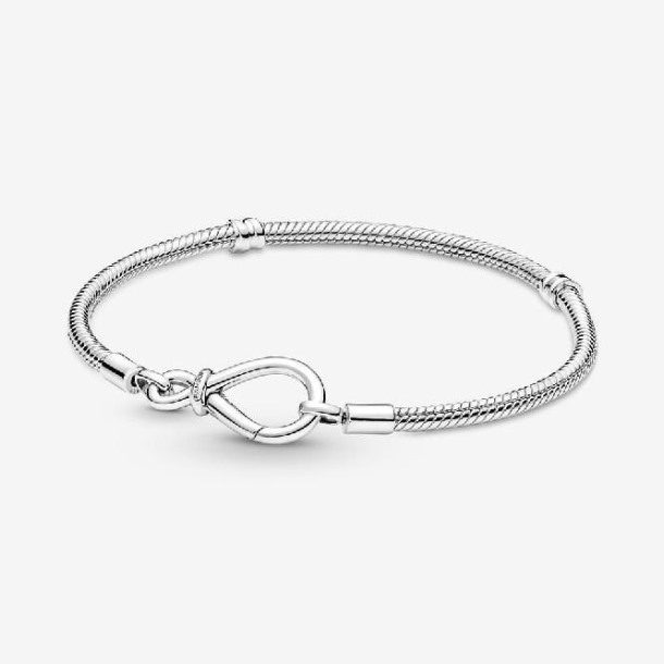 Momenten Oneindig Knoop Slangenketting Pandora Nederland Armband