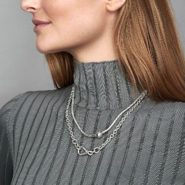 Momenten Pandora Nederland Merk Snake Chain Ketting
