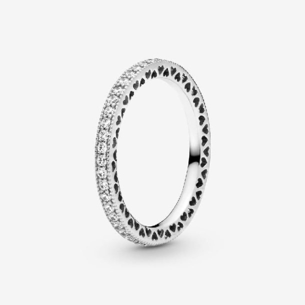 Pandora Nederland Brand Sparkle & Hartjes Ring
