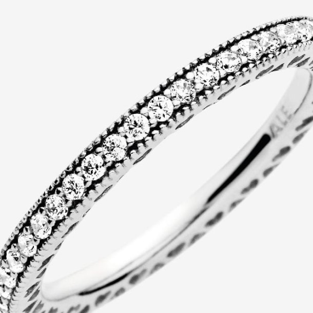 Pandora Nederland Brand Sparkle & Hartjes Ring