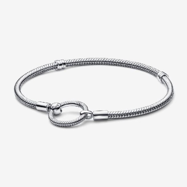 Pandora Nederland Momenten O Sluiting Snake Chain Armband