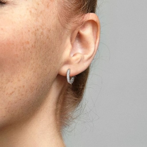 Effen Hart Oorringen Pandora Nederland