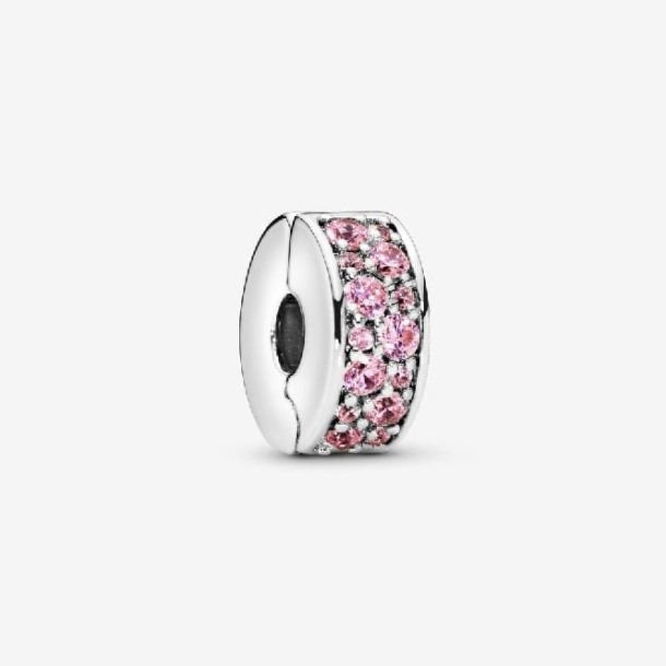 Roze Pave Clip Bedel Pandora Nederland