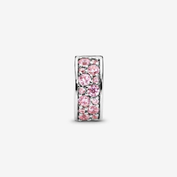 Roze Pave Clip Bedel Pandora Nederland