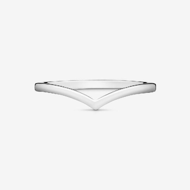 Gepolijst Pandora Nederland Merk Wishbone Ring
