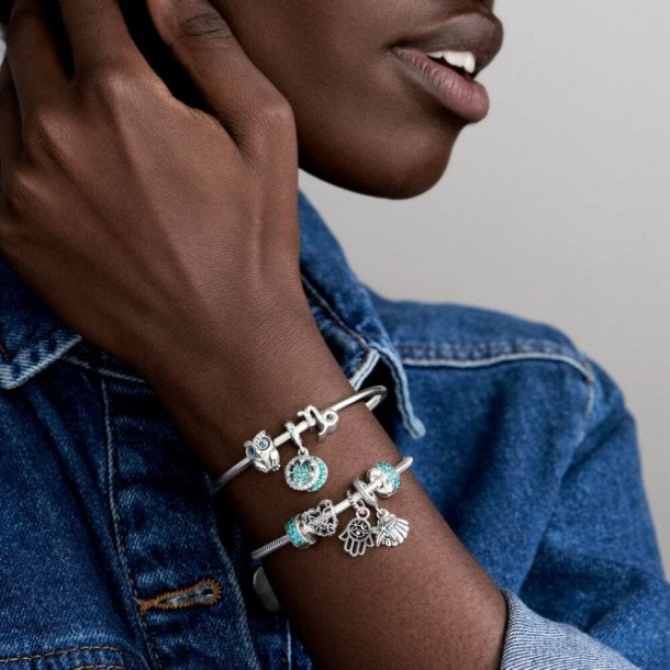 Beschermende Hamsa Hand Bungelende Bedels Pandora Nederland