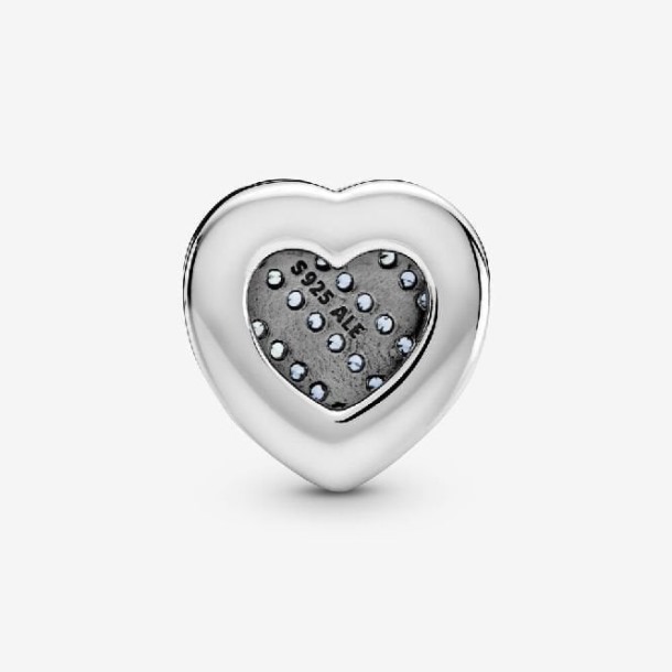 Reflecties Blauw Pave Hart Clip Bedels Pandora Nederland