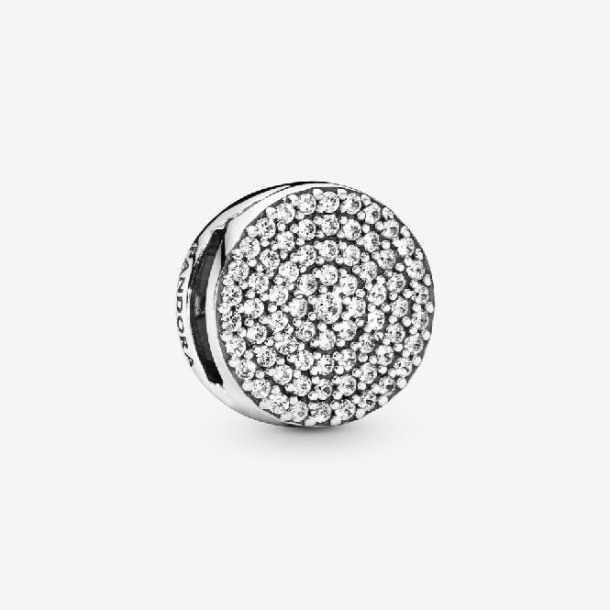Reflecties Ronde Pave Clip Bedel Pandora Nederland