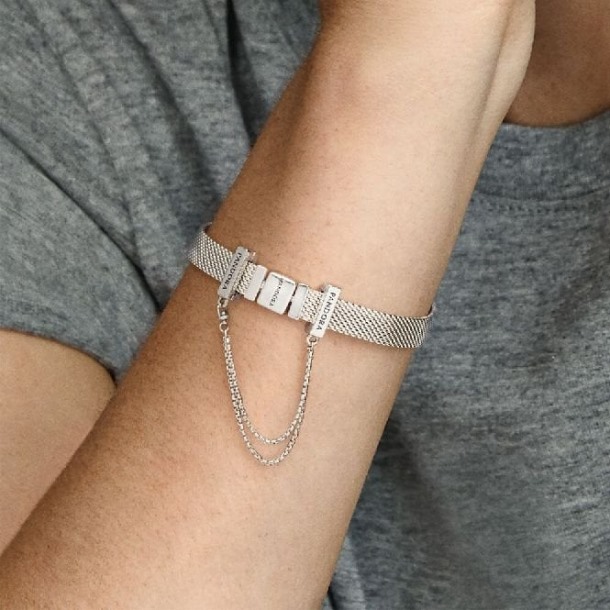 Reflecties Veiligheidsketting Clip Bedel Merk Pandora Nederland