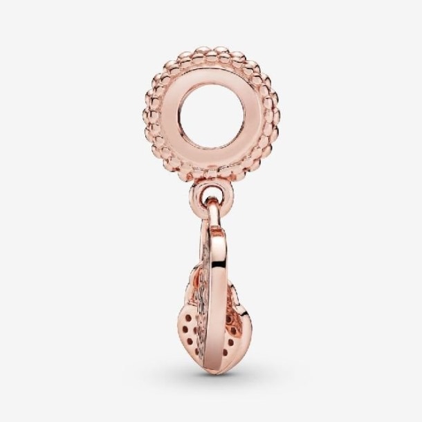 Roos Pave Hart Hangsloten Bengelen Bedels Pandora Nederland