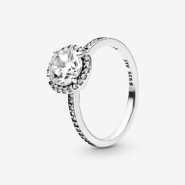 Ronde Pandora Nederland Sparkle Halo Ring