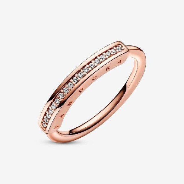 Signature Rose I-d Pave Ring Pandora Nederland