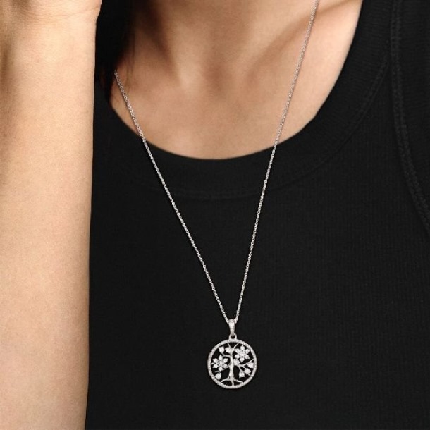 Sprankelende Merk Pandora Nederland Stamboom Ketting