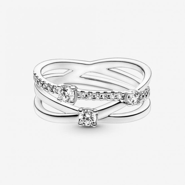 Sprankelende Triple Band Pandora Nederland Ring
