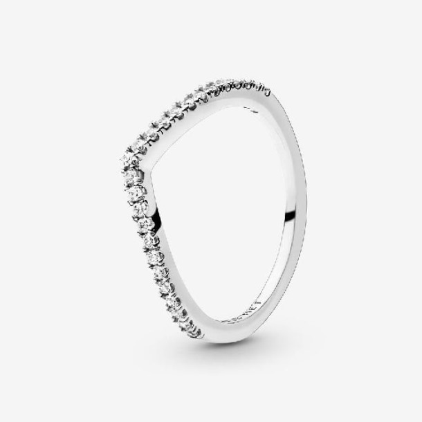 Sprankelende Wishbone Ring Merk Pandora Nederland